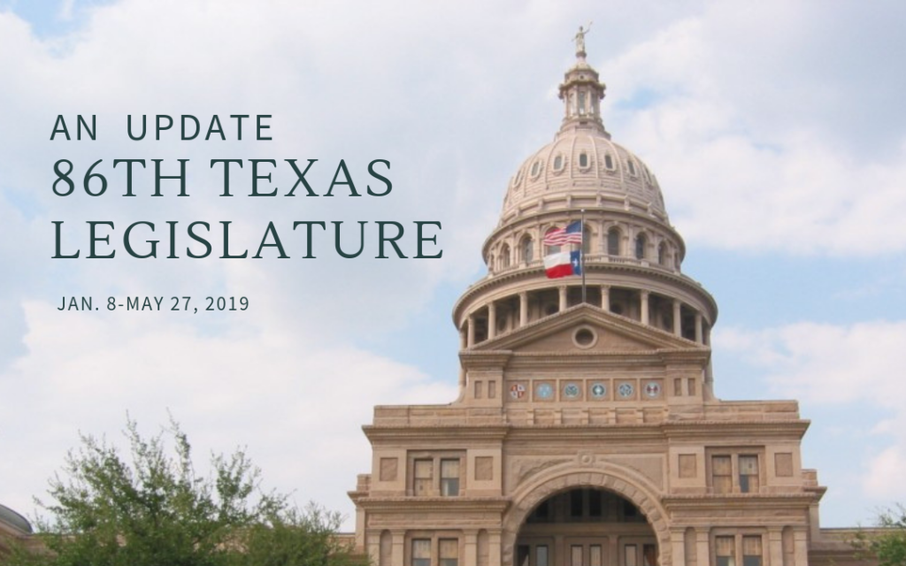 86th Texas Legislature: Bills Proceed During Session’s Final Days | TCCFUI